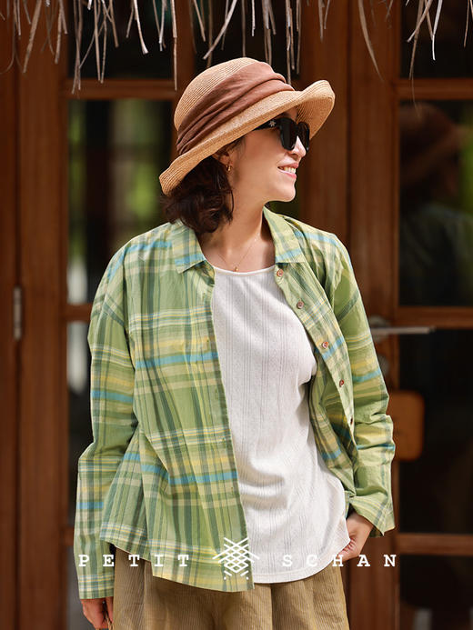 PETIT SCHAN小闪 CLO#871 Silhouette 剪影 纯棉镂空针织套头衫 商品图6