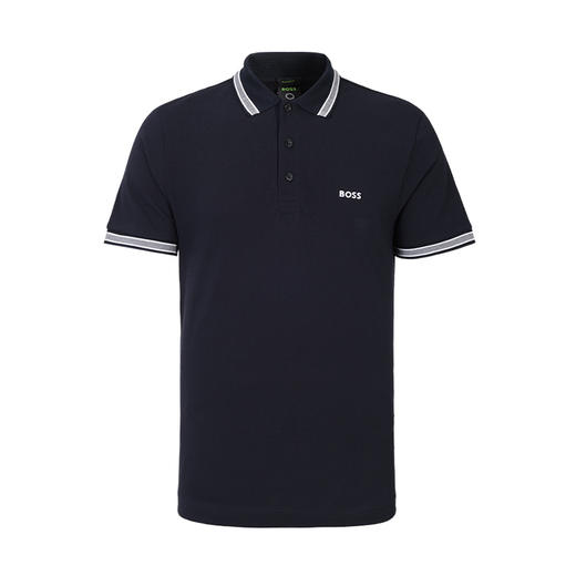 【超惠秒】BOSS 男士弹棉针绣领圈刺绣logo短袖Polo T恤10809 商品图3