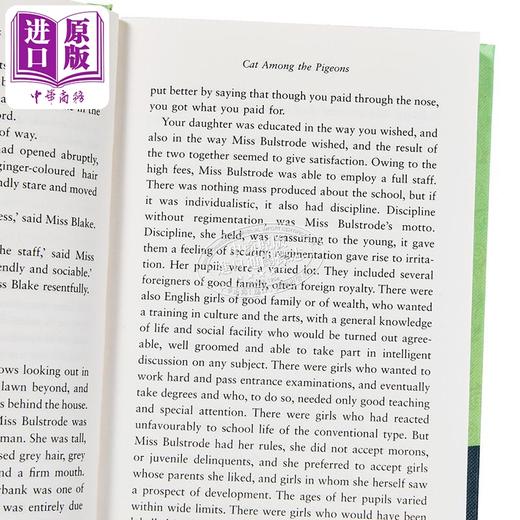 【中商原版】校园疑云 精装 阿加莎 克里斯蒂 Cat Among the Pigeons 英文原版 Agatha Christie 鸽群中的猫 侦探推理小说 商品图2