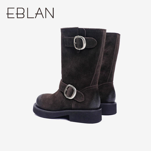 2楼伊伴2024冬季女鞋单靴B24500555 商品图3