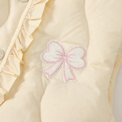 笛莎Deesha 童装女童马甲2025冬新款女童甜美公主风轻薄羽绒服马甲背心 商品图4