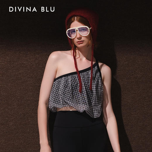 DIVINA BLU   丹麦系列 迪唯纳格子背心M110 商品图4