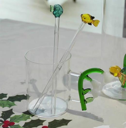 意大利ICHENDORF手工立体花型耐热玻璃水杯 植物园系列 商品图8