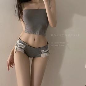 【3条装更划算】蝴蝶结无痕纯棉少女内裤  日系蕾丝蝴蝶结内裤✨低腰冰丝触感，性感无痕更贴心！快来解锁你的甜美魅力吧💕