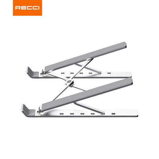 RECCI锐思RHO-M21手机笔记本支架铝合金镂空散热硅胶防滑可折叠收纳随身携带 商品图6