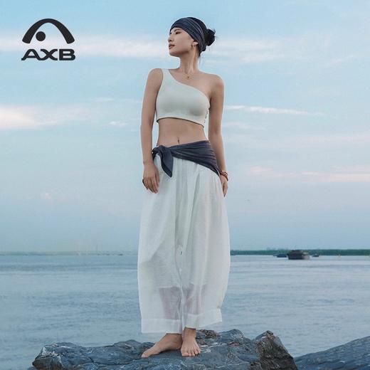 爱暇步斜肩瑜伽内衣2025新款BRA休闲百搭时尚设计款带胸垫瑜伽服A25317NSLK66 商品图3