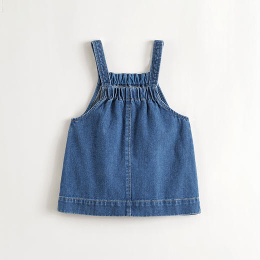 马克珍妮女童纯棉牛仔A版背带裙2025年秋装新款551653 商品图2