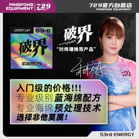 [新品上市] 友谊729 破界系列套胶 粘性 蓝海棉套胶反胶