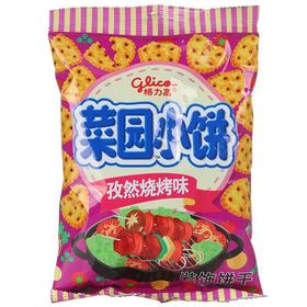 格力高菜园小饼孜然烧烤味饼干 80g/包