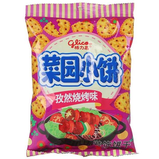 格力高菜园小饼孜然烧烤味饼干 80g/包 商品图0