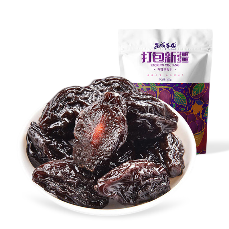 西域果园·打包新疆喀什西梅干200g*2  肠胃“清道夫”