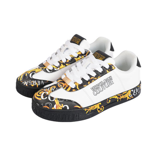 【超惠秒】VERSACE 范思哲 男士百搭休闲鞋运动鞋 系带个性字母印花图案 11393 商品图0