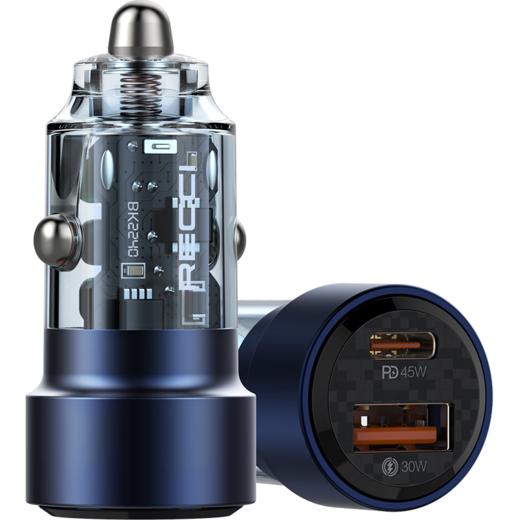 锐思RCC-N15车载充电器双口超级快充75W支持PD3.0,QC3.0单口30W+45W单USB口TYpe-c口车充 商品图8