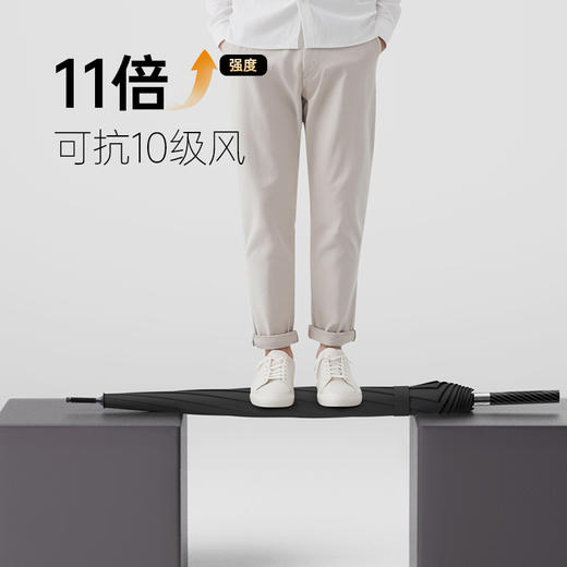 【超模君精选 轻奢长柄 10级抗风】左都长柄伞系列2025 纳米不沾伞布 进口防晒涂层 商品图5