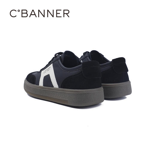 4楼千百度2025秋季百搭德训鞋舒适低跟强韧橡胶底男鞋A25419261 商品图3