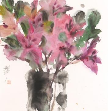 为你读持·诗意礼物×水器画家季孔翔宇 水墨花卉作品 商品图12