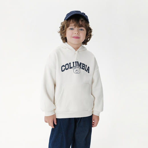 马克珍妮男童字母小熊连帽卫衣2025年秋装新款551227 商品图1