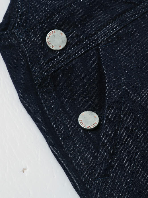 复古回潮！深蓝色牛仔背带裙 交叉背带 减龄长款连衣裙 商品图3