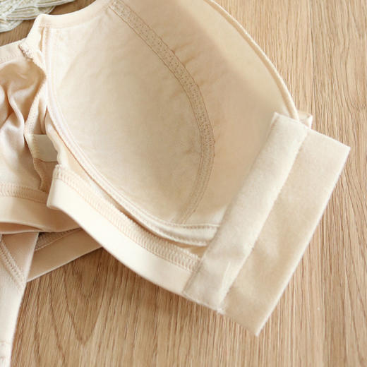 丁摩 高端品质桑蚕丝针织真丝文胸无刚托前扣文胸S020 商品图3