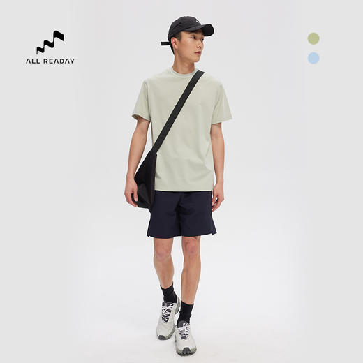 AllReaday新奇天轻量凉感合身短袖T恤UN23SSTS06 商品图1