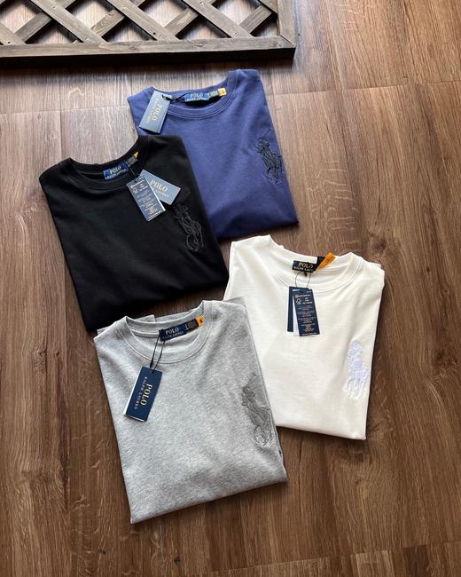 Ralph Lauren/拉夫劳伦25ss同步推出一体色大马刺绣圆领短袖 商品图2