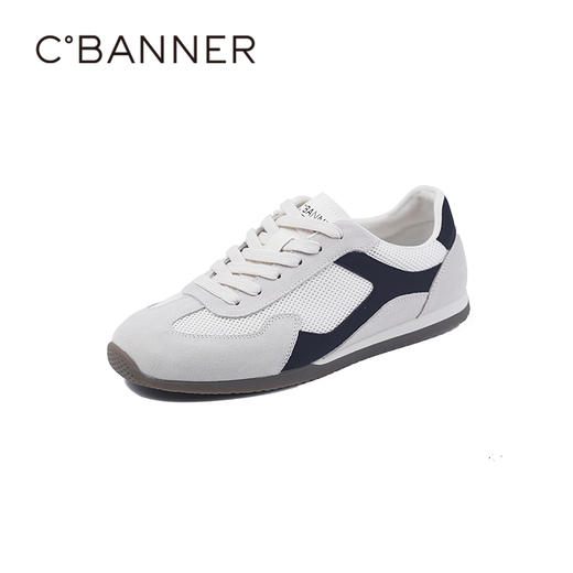 4楼千百度2025秋季百搭德训鞋舒适低跟强韧橡胶底男鞋A25462966 商品图0