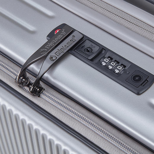 Diplomat外交官 出差旅游拉杆箱HM-61192曜岩灰/鎏光银 HM-26202鎏光金 曜岩灰 20英寸 -适用短途【可登机】 商品图5