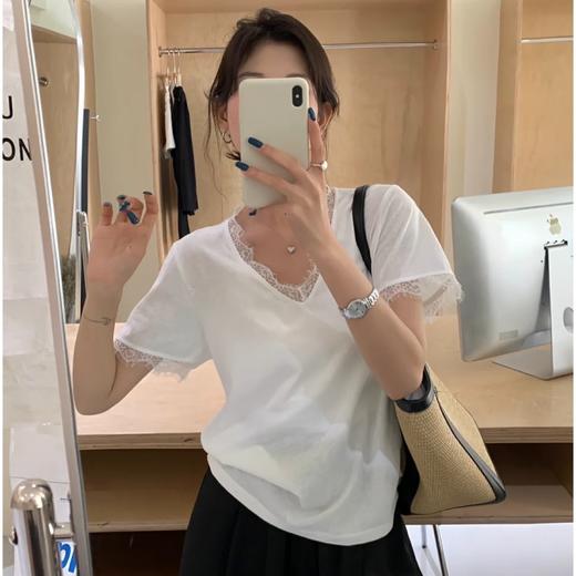 Beau Muse 雪花棉蕾丝短袖 商品图3