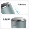 优百纳（UPELLA）脚踏垃圾桶5升不锈钢带盖卫生间卧室垃圾筒客厅小号缓降百慕绿 商品缩略图4