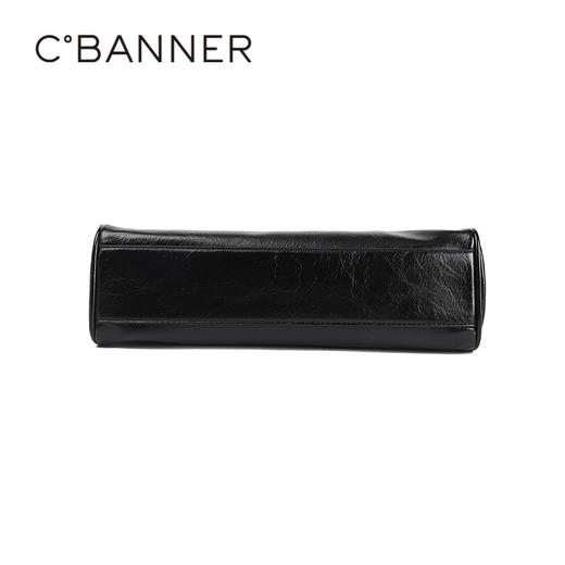 2楼千百度2025秋季纹理包面拉链包带背提包A25406933 商品图5