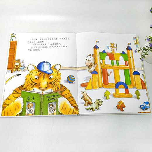 小树苗译丛 小老鼠和大老虎 图画故事 儿童早教 友谊启蒙情感绘本 亲子共读精装本 江苏凤凰少年儿童出版社 商品图2