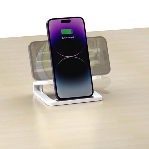 RECCI锐思 RSK-W28无线充电器氛围灯带蓝牙音响多彩RGB灯效 白色 商品图9