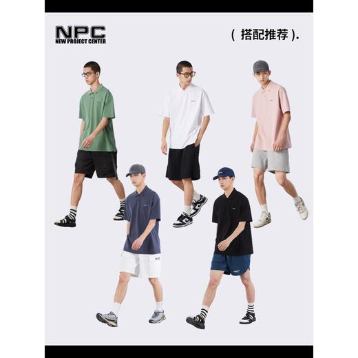 NPC潮牌胸前小字母刺绣【索罗娜】polo衫舒适凉感翻领T恤NP33TE02 商品图3