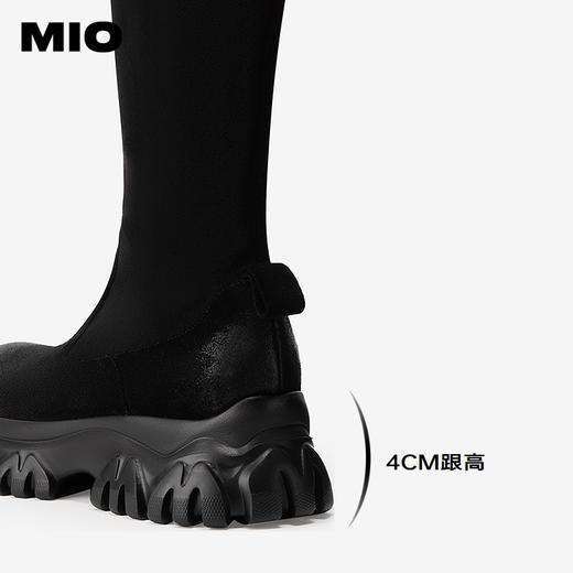 2楼MIO米奥 弹力靴/袜靴 M245814445 商品图4