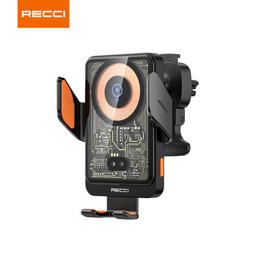 RECCI锐思RHO-C38能芯片支持15W/10W/7.5W/5W手机无线充电手机支架 商品图5