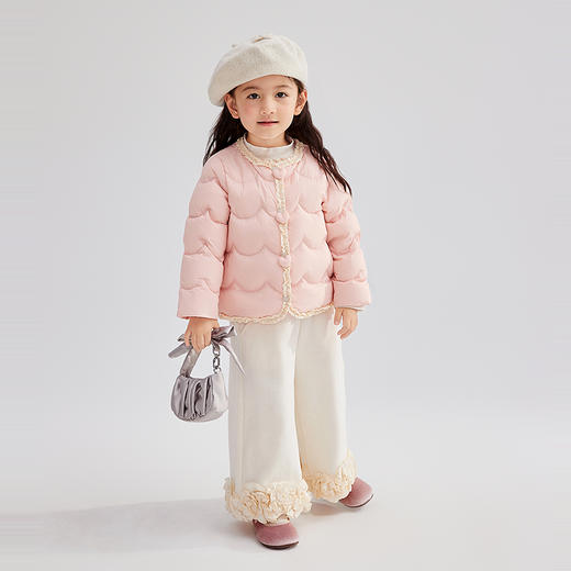 笛莎Deesha 童装女童羽绒服2025冬新款女童轻薄羽绒服 商品图2