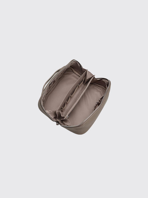 callisto灰色牛皮革洗漱包 商品图3