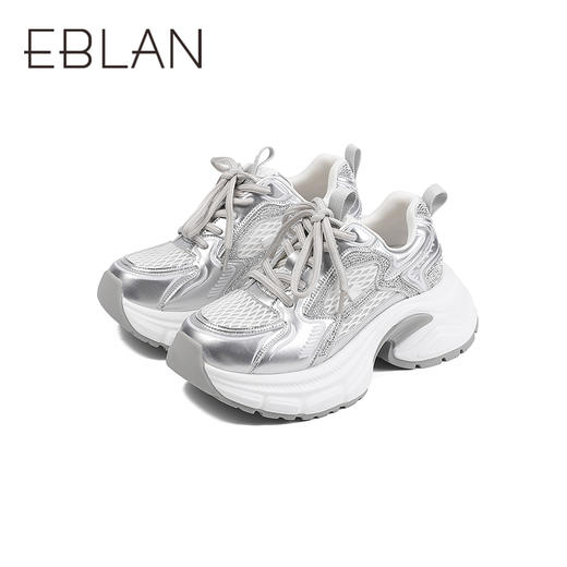 2楼伊伴2025年夏季新款时尚百搭网纱运动鞋B25382006 商品图4