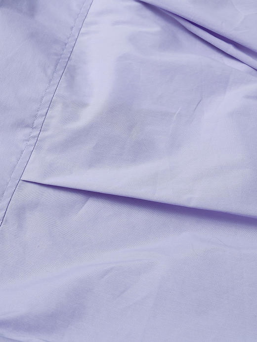 浪漫氛围 浅紫色木耳边立领衬衫 宽松长袖 清新小衫 商品图4