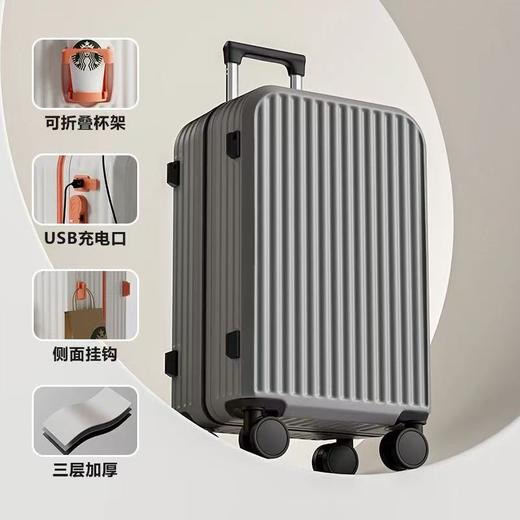 【YW】无忧购【开学好物】学生高颜值结实耐用万向静音轮密码行李箱（截单后3-5天发货) 商品图6