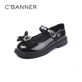 2楼千百度2025秋季甜美蝴蝶结宝贝至爱童鞋潮酷单鞋A25415003