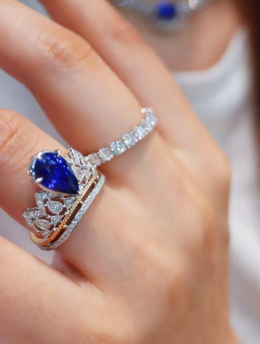2.65ct刻面蓝宝石戒指 商品图7