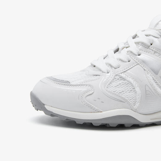 西遇蕾丝德训鞋女新款秋季芭蕾网面休闲鞋平底轻便银色运动鞋V1656960 商品图5