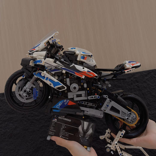 原单版本宝马𝐦𝟏𝟎𝟎𝟎𝐫𝐫乐高积木摩托模型072804 商品图5