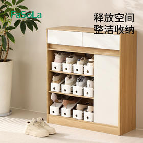 FaSoLa可调节双层鞋架省空间家用塑料鞋子收纳鞋架整理神器加厚鞋托架