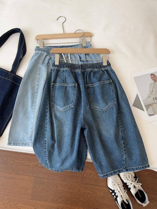 女款宽松 五分裤牛仔裤 软牛仔中裤 DK394 商品图5