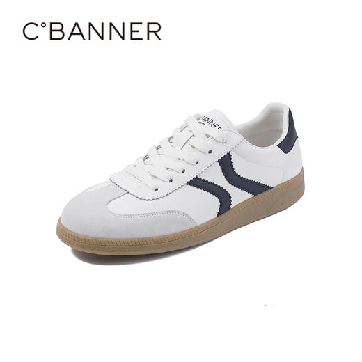 4楼千百度2025秋季男单鞋透气经典德训德训鞋A25419516 商品图0