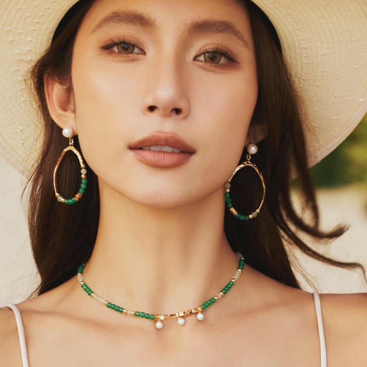 Ancient Greece古希腊时期 | 希腊海神绿石耳环 商品图3