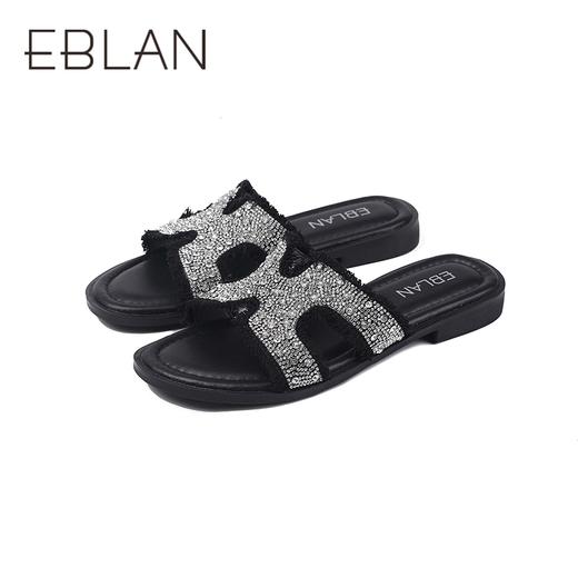 2楼伊伴2025夏季新款潮流舒适女时尚拖鞋B25396802 商品图4