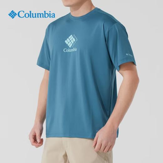 哥伦比亚男式冰感速干短袖T恤AE9642 100/336 商品图2